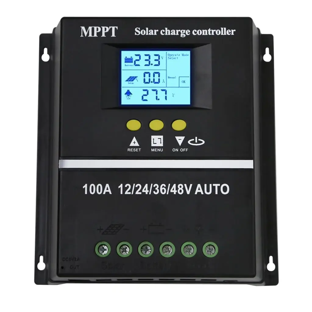 Busbyr MPPT 60A 80A 100A Solar Charge Controller 12V 24V 36V 48V Auto Solar Panel Lead Acid/Lithium Battery Regulator Dual USB 
Busbyr MPPT 60A 80A 100A Solar Charge Controller 12V 24V 36V 48V Auto Solar Panel Lead Acid/Lithium Battery Regulator Dual USB