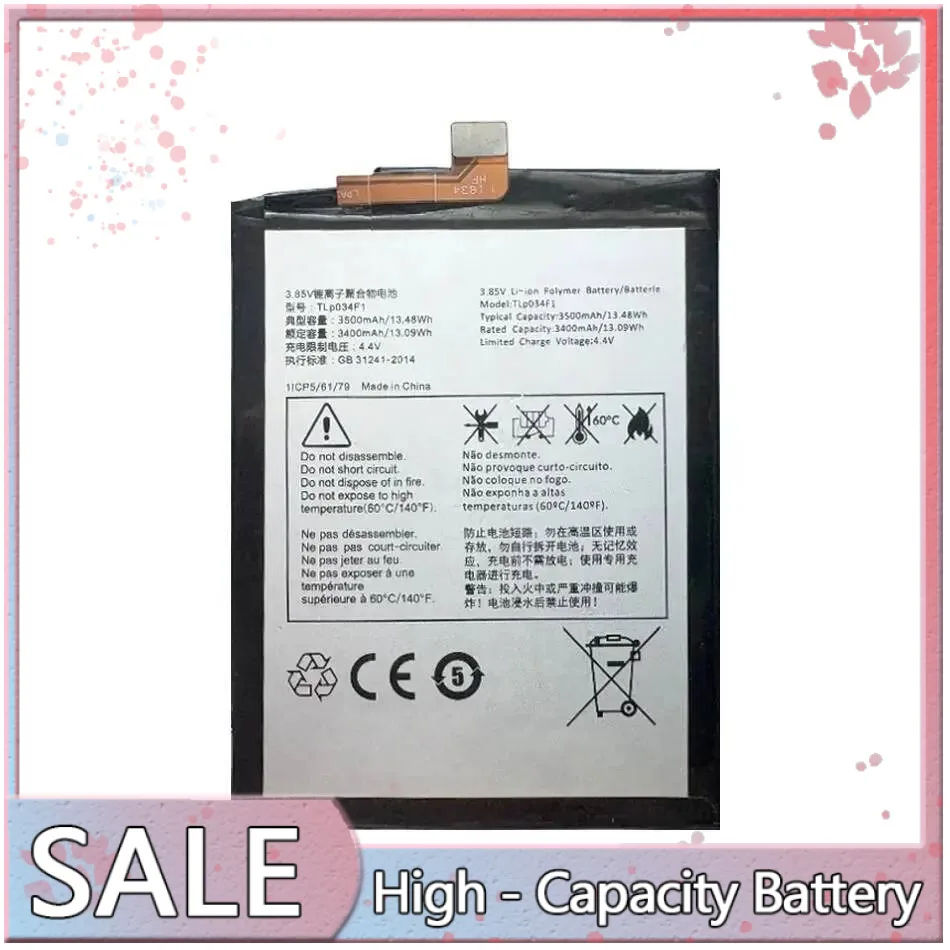 TLP034F1 TLP034F7 для Alcatel 3 3L 2019 5053Y 5053K 5053D 5039D 3500 мАч аккумулятор для мобильного телефона большой емкости
TLP034F1 TLP034F7 для Alcatel 3 3L 2019 5053Y 5053K 5053D 5039D 3500 мАч аккумулятор для мобильного телефона большой емкости