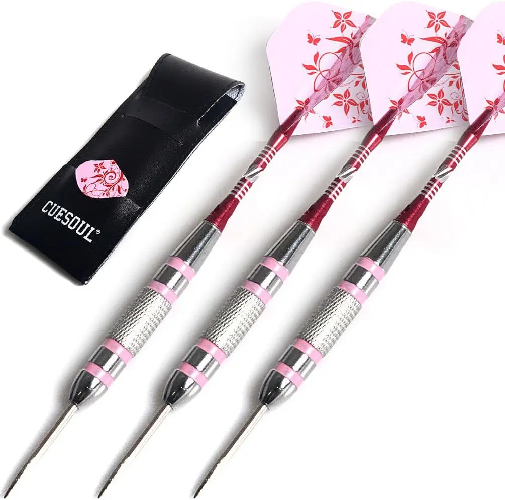 20/21/22/23/26 Grams Steel Tip Darts - Black Coating Brass Barrels for Precision Throwing
20/21/22/23/26 Grams Steel Tip Darts - Black Coating Brass Barrels for Precision Throwing