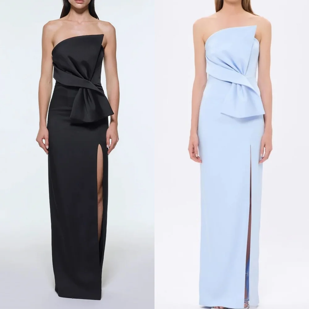 Customized Classic Fashion Charmeuse Bow Pleat Straight Strapless Long Dresses Bespoke Occasion Dresses Sizes Available Retro
Customized Classic Fashion Charmeuse Bow Pleat Straight Strapless Long Dresses Bespoke Occasion Dresses Sizes Available Retro