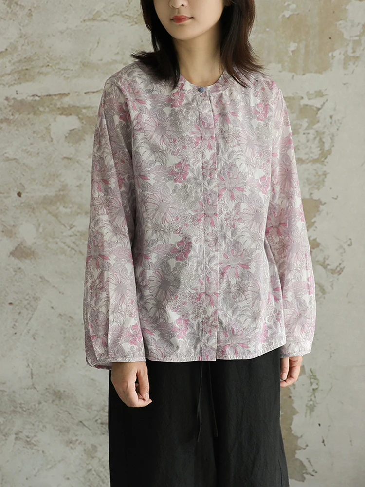 Модная женская повседневная свободная кофта из чистого хлопка с принтом, круглым вырезом, длинными рукавами, дышащая, приятная для кожи, осенняя.
Модная женская повседневная свободная кофта из чистого хлопка с принтом, круглым вырезом, длинными рукавами, дышащая, приятная для кожи, осенняя.