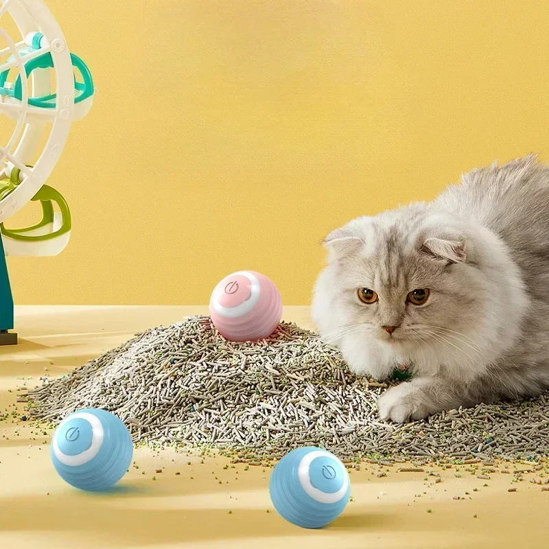 Interactive Cat Dog Toy Ball USB Automatic Bouncing Pet Exercise Intelligence Toy Ball for Birthday Gift Pet Electronics Product
Interactive Cat Dog Toy Ball USB Automatic Bouncing Pet Exercise Intelligence Toy Ball for Birthday Gift Pet Electronics Product