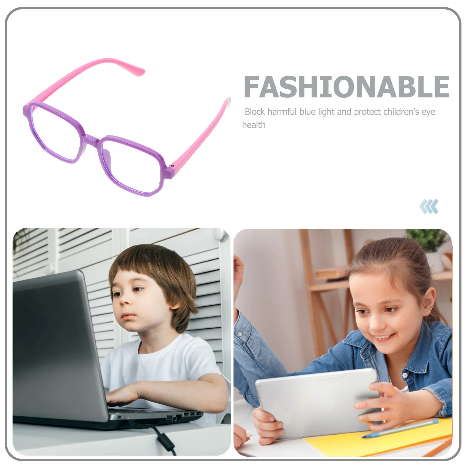 Kids Anti-Blue Light Blocking Glasses Lightweight Durable Protective Glasses Eye Protection Blue Light Blocking Eyeglasses
Kids Anti-Blue Light Blocking Glasses Lightweight Durable Protective Glasses Eye Protection Blue Light Blocking Eyeglasses