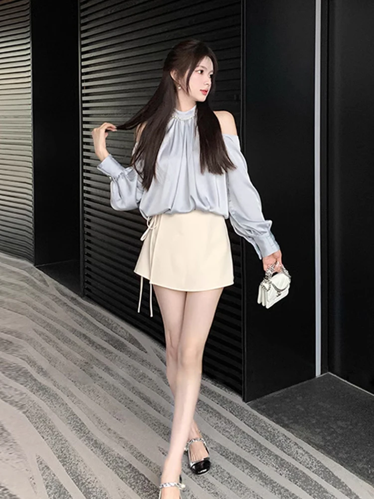 Faionable Long Sve oulder Bared Ne Hanging Women's irt Spring Summer Korean Sle Commute Loose Fit Gown for Young...
Faionable Long Sve oulder Bared Ne Hanging Women's irt Spring Summer Korean Sle Commute Loose Fit Gown for Young...