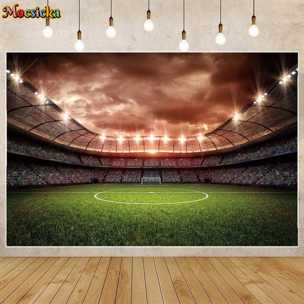 Mocsicka Soccer Field Photography Background Green Lawn Kids Boy Football Sport Birthday Party Decor Backdrop Photo Studio Props
Mocsicka Soccer Field Photography Background Green Lawn Kids Boy Football Sport Birthday Party Decor Backdrop Photo Studio Props