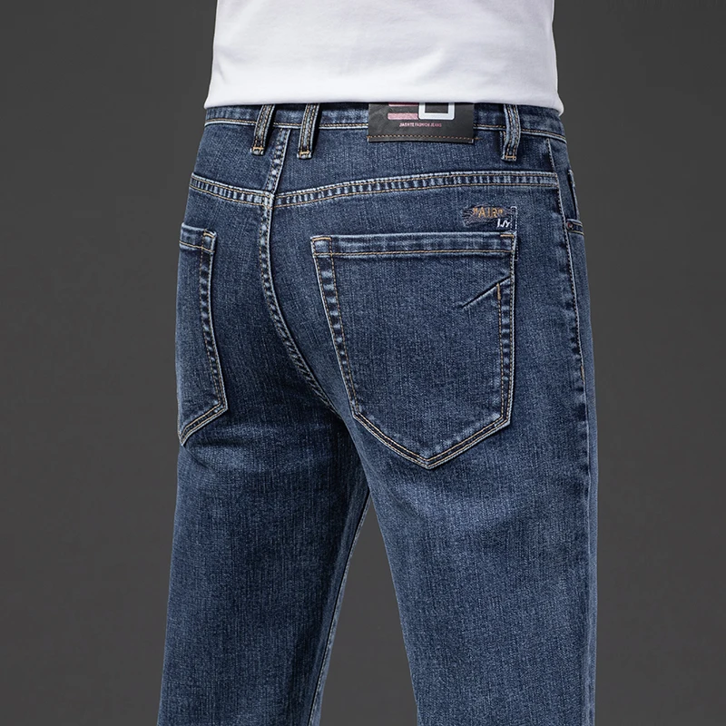 Classic Style Colors Men's Cotton Stretch Regular Fit Jeans Spring Autumn New Washed Denim Blue-Grey Pants Male Brand Trousers
Classic Style Colors Men's Cotton Stretch Regular Fit Jeans Spring Autumn New Washed Denim Blue-Grey Pants Male Brand Trousers