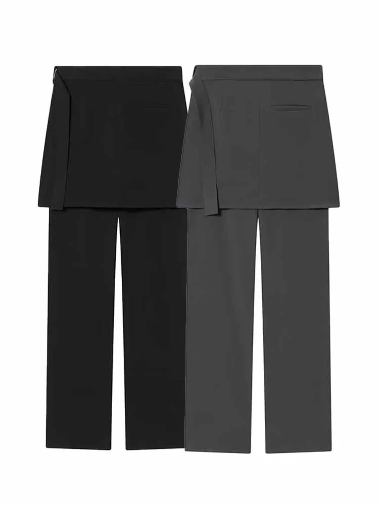 HH Female Comfortable Commuting Trousers Woman Early Spring Fashion Versatile Solid Color Zipper Skirt Decoration Trousers
HH Female Comfortable Commuting Trousers Woman Early Spring Fashion Versatile Solid Color Zipper Skirt Decoration Trousers