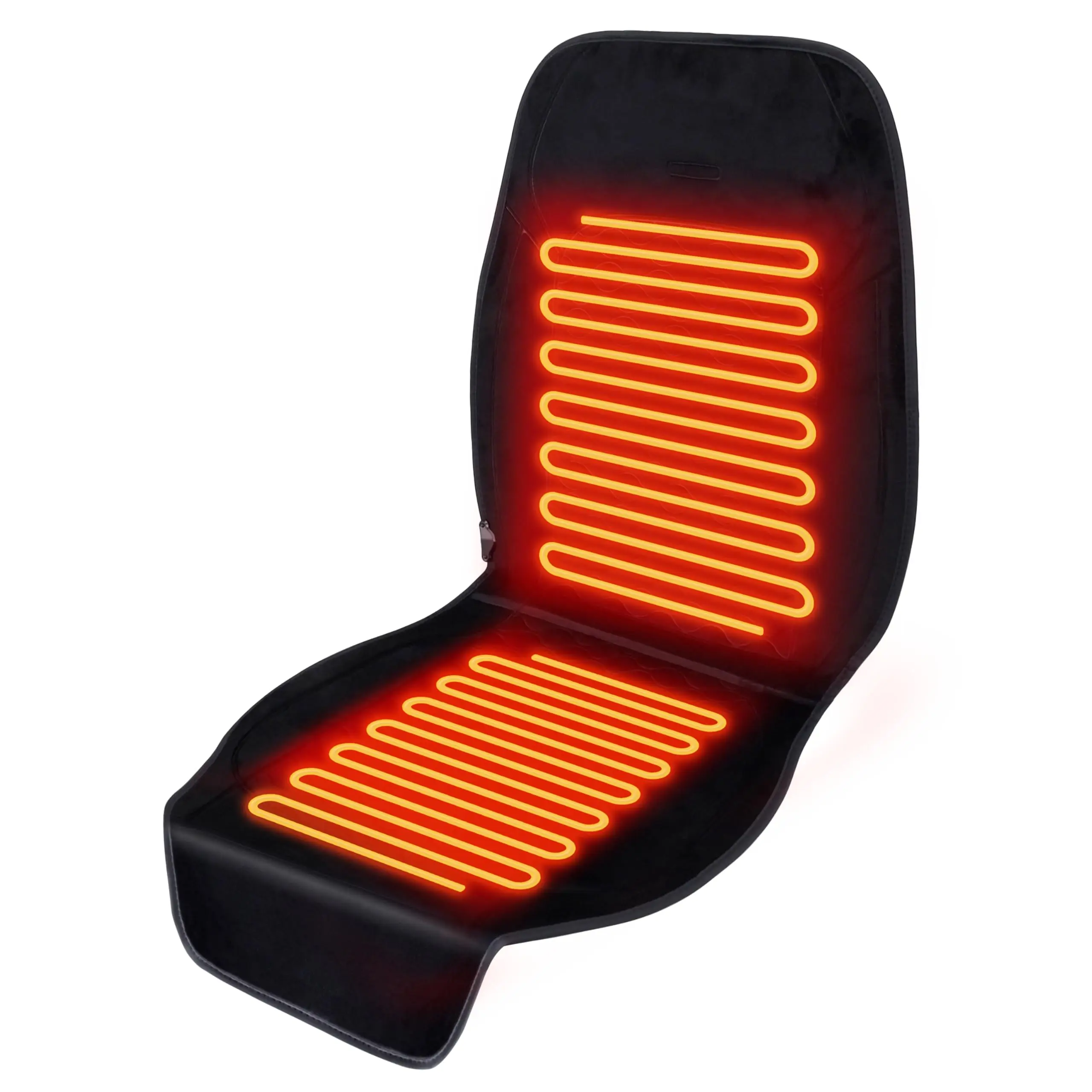 Heated Car Seat Cover Black Fleece Extra Large 48x21 Inch Anti-Slip Luxury Cushion
Heated Car Seat Cover Black Fleece Extra Large 48x21 Inch Anti-Slip Luxury Cushion