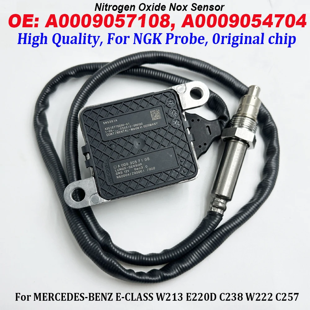 A0009057108 A0009054704 Nox Sensor For NGK Probe 0009054704 0009057108 For MERCEDES-BENZ E-CLASS W213 E220D C238 W222 C257
A0009057108 A0009054704 Nox Sensor For NGK Probe 0009054704 0009057108 For MERCEDES-BENZ E-CLASS W213 E220D C238 W222 C257