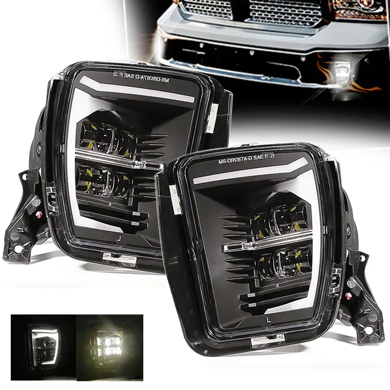 For Dodge Ram 1500 Pickup 2013-2018 LED Fog Lights Waterproof Front Bumper Driving Lamps Replacement 68104821AC 68104820AC
For Dodge Ram 1500 Pickup 2013-2018 LED Fog Lights Waterproof Front Bumper Driving Lamps Replacement 68104821AC 68104820AC
