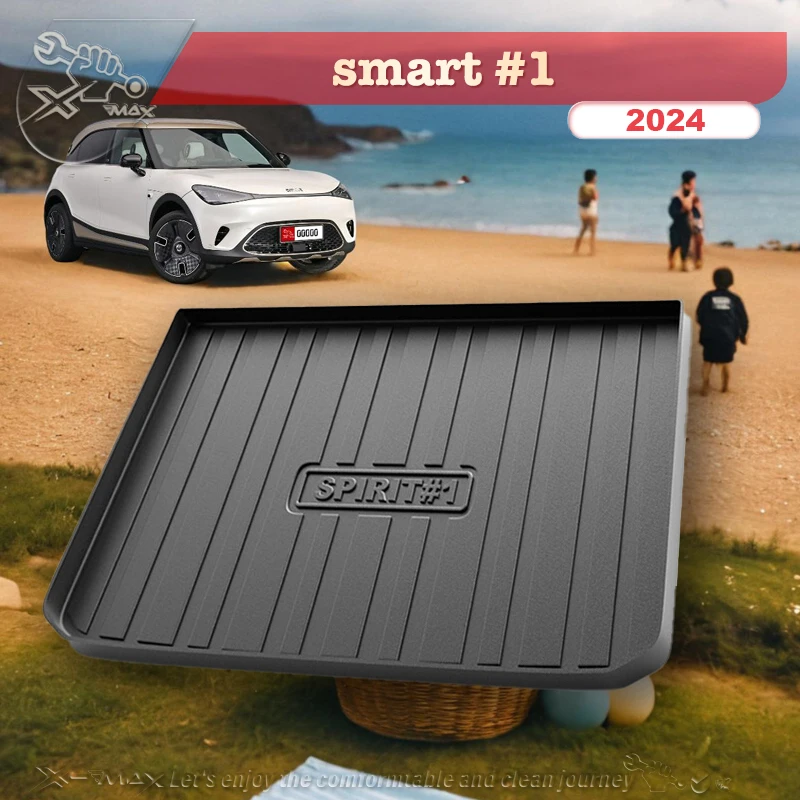 Для smart #1 2024 ТПЭ под заказ коврик для багажника автомобиля всесезонный черный коврик для груза 3D форменный лазерный мерный коврик для багажника
Для smart #1 2024 ТПЭ под заказ коврик для багажника автомобиля всесезонный черный коврик для груза 3D форменный лазерный мерный коврик для багажника