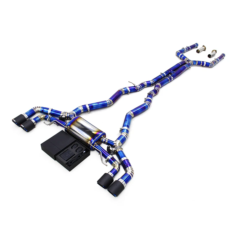 ODM Titanium Pipes Catback Muffler For BMW M5 F90 LCI 4.4T 2018-2024 Sport Car Valvetronic Exhaust System With Remote Control
ODM Titanium Pipes Catback Muffler For BMW M5 F90 LCI 4.4T 2018-2024 Sport Car Valvetronic Exhaust System With Remote Control