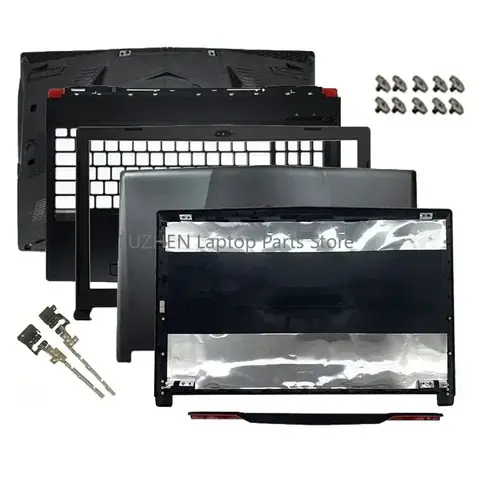 New For GL63 MS-16P7 16P6 16P5 Series Laptop Back Cover/Front Bezel/Palmrest/Bottom Case/Hinges/Hinge Cover Black