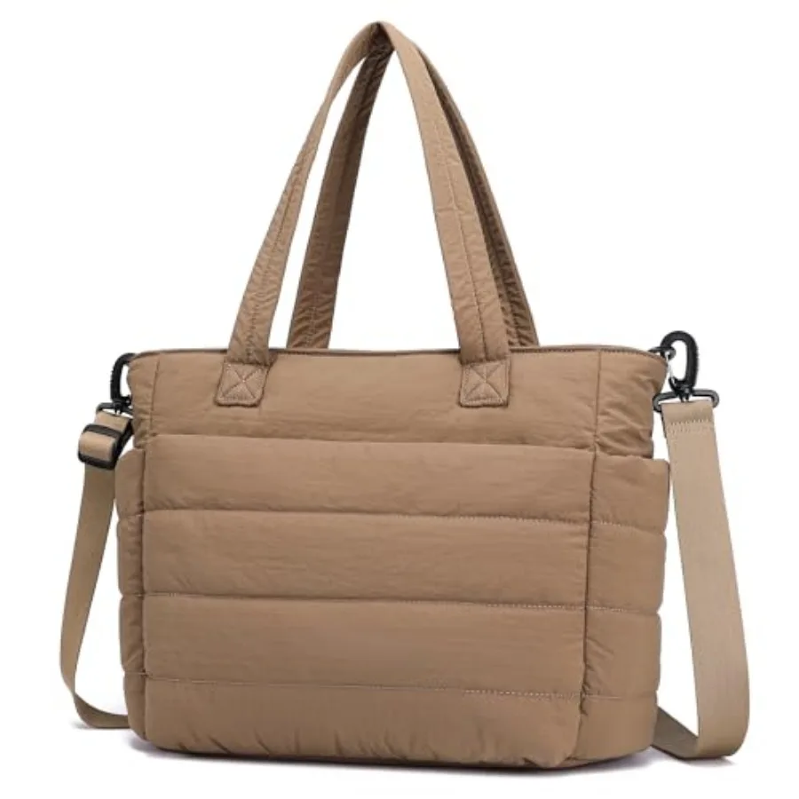 Laptop Tote Bag for Women Lightweight Puffer Quilted Work Tote Padded Laptop Compartment Shoulder Handbag Travel Nurse
Laptop Tote Bag for Women Lightweight Puffer Quilted Work Tote Padded Laptop Compartment Shoulder Handbag Travel Nurse