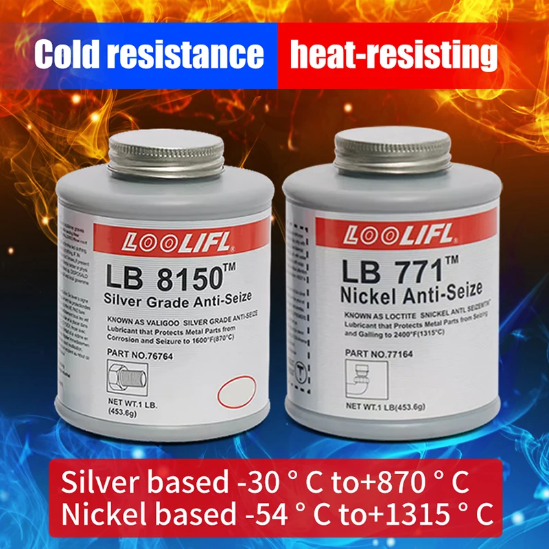 LB-771, LB-8150 Loctite Copper Grease Anti Seize Copper Thread Grease Automotive Maintenance Grease Versatile Car BrakeLubricant
LB-771, LB-8150 Loctite Copper Grease Anti Seize Copper Thread Grease Automotive Maintenance Grease Versatile Car BrakeLubricant