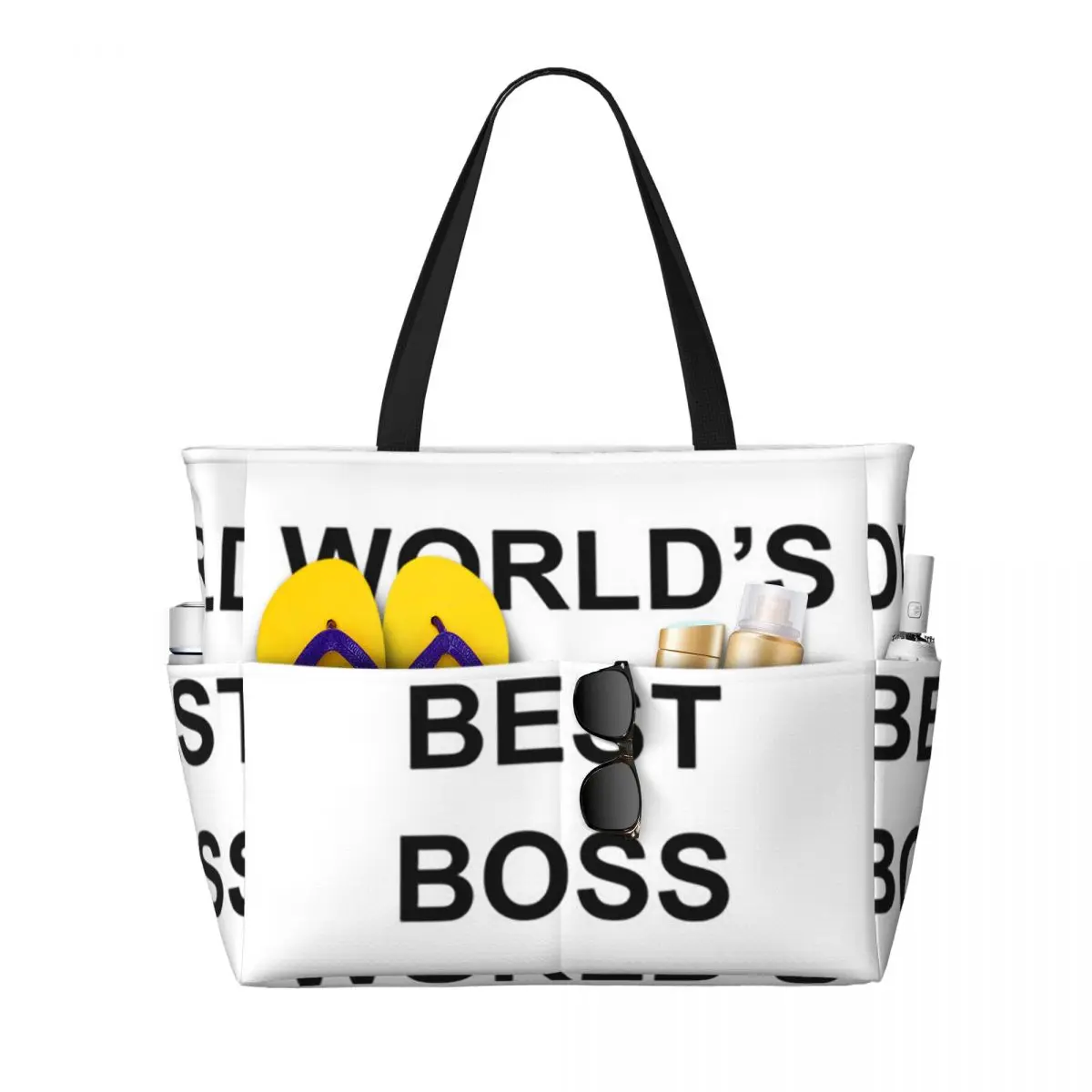Worlds Best Boss The Office Dunder Mifflin Beach Tote Bag Sport Gym Yoga Duffle Large Tote Bag Women Travel Bag Fitness bag
Worlds Best Boss The Office Dunder Mifflin Beach Tote Bag Sport Gym Yoga Duffle Large Tote Bag Women Travel Bag Fitness bag