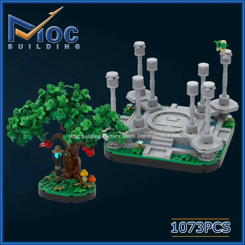 MOC Building Blocks Classic Movie Game Scene Sacred Ground Model DIY Assemble Bricks Collection Display Toys Creative Xmas Gifts
MOC Building Blocks Classic Movie Game Scene Sacred Ground Model DIY Assemble Bricks Collection Display Toys Creative Xmas Gifts