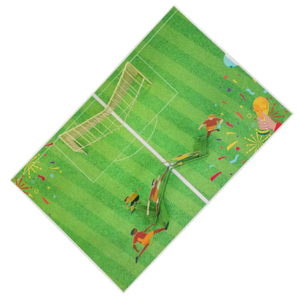 3D Football Cards Cartoon Soccer Card Premium Quality Birthday Decorations Soccer Theme Pop up Paper Craft Gifts
3D Football Cards Cartoon Soccer Card Premium Quality Birthday Decorations Soccer Theme Pop up Paper Craft Gifts