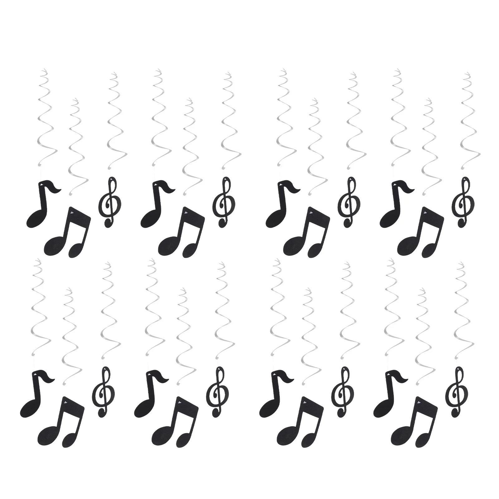 24 Pcs Musical Note Hanging Decorations Black Vintage Party Charms naments Lightweight Design Awesome Atmosphere Music
24 Pcs Musical Note Hanging Decorations Black Vintage Party Charms naments Lightweight Design Awesome Atmosphere Music