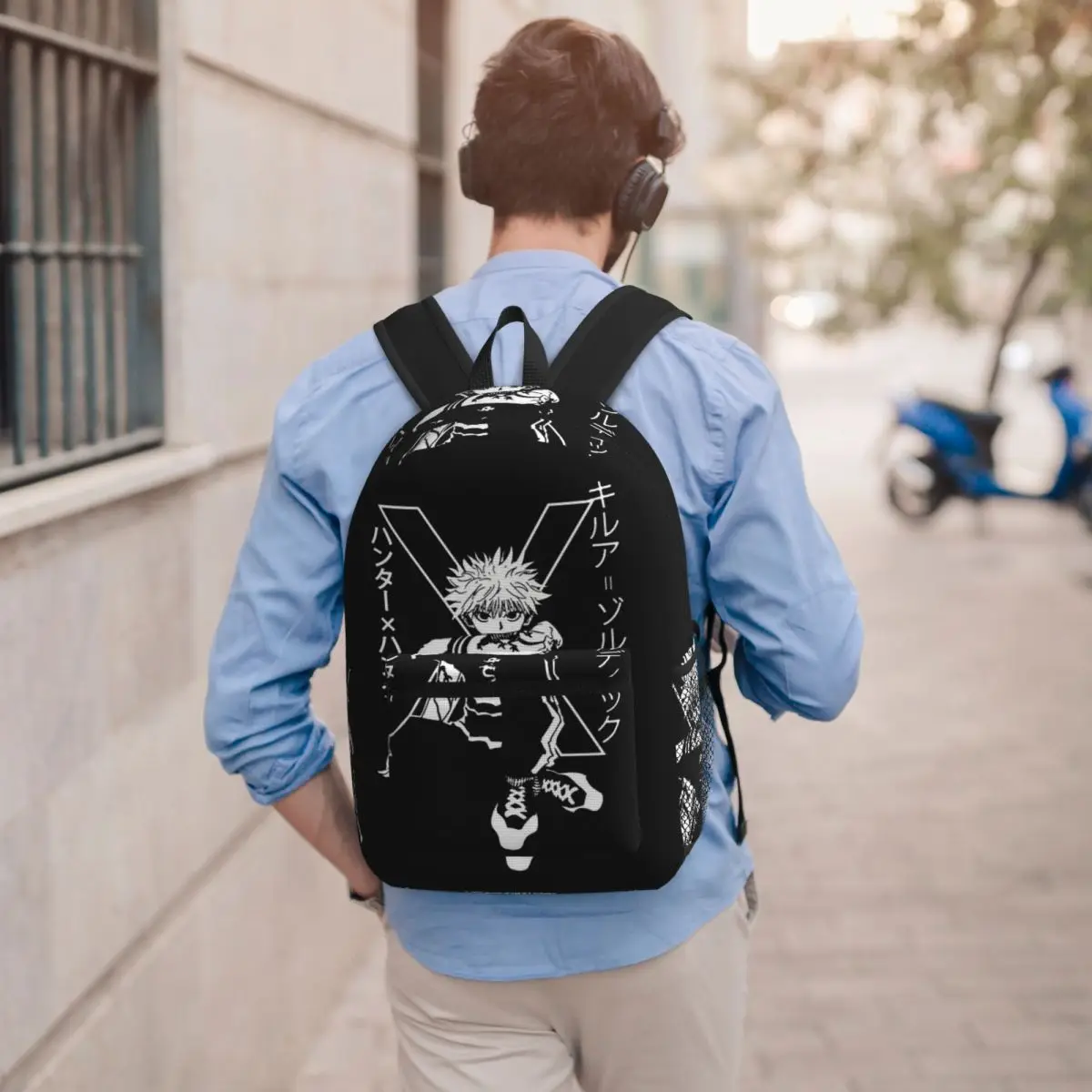 Killua Zoldyck Anime HXH Hunter X Hunter Backpack Boys Girls BookBag Kids School Bag Computer Shoulder Bags for Men Women
Killua Zoldyck Anime HXH Hunter X Hunter Backpack Boys Girls BookBag Kids School Bag Computer Shoulder Bags for Men Women