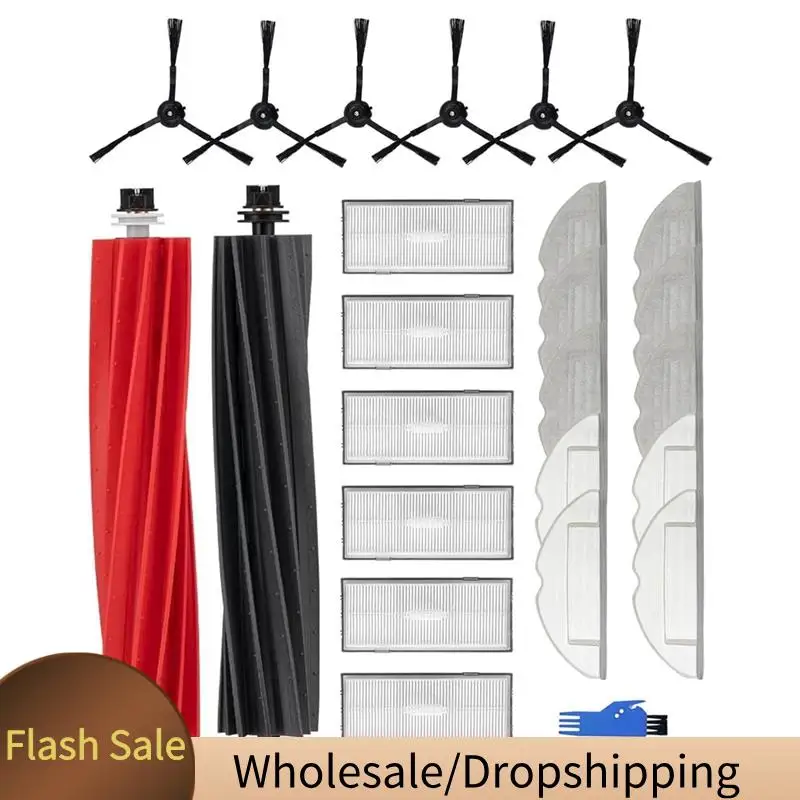 For Roborock S8 S8+ S8 Plus Robot Vacuum Cleaner Main Side Brush HEPA Filters Mop Cloth Spare Parts Accessory
For Roborock S8 S8+ S8 Plus Robot Vacuum Cleaner Main Side Brush HEPA Filters Mop Cloth Spare Parts Accessory