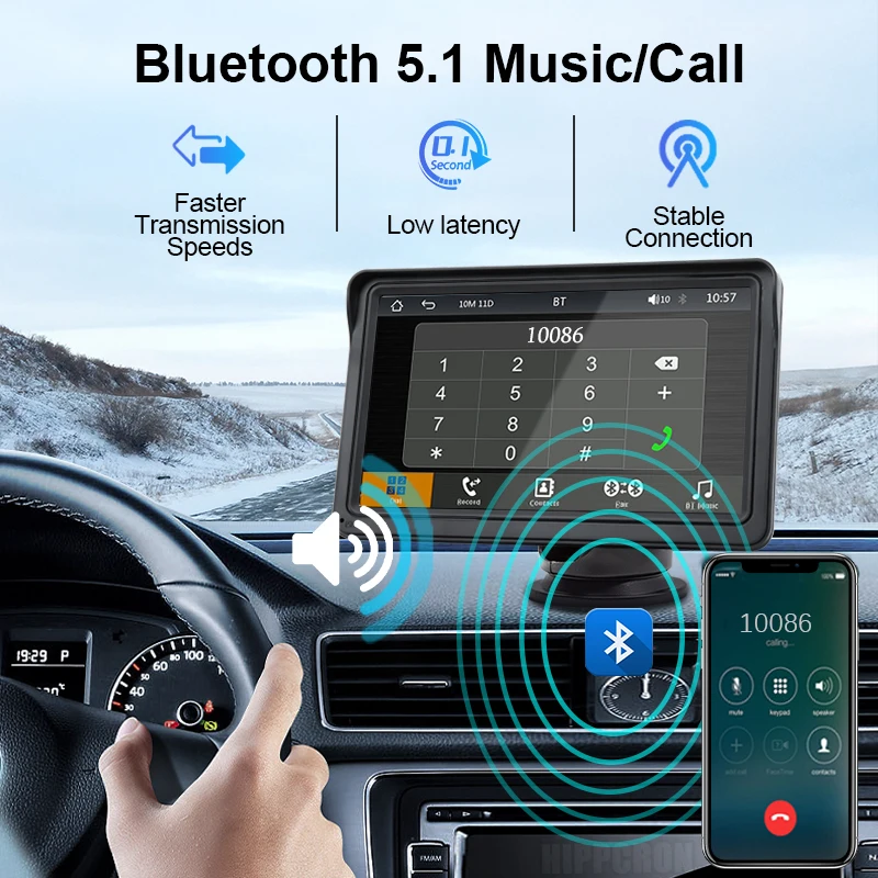 7inch Car Radio Multimedia Video Player Wireless Carplay And Wireless Android Auto Portable Universal Touch Screen
7inch Car Radio Multimedia Video Player Wireless Carplay And Wireless Android Auto Portable Universal Touch Screen