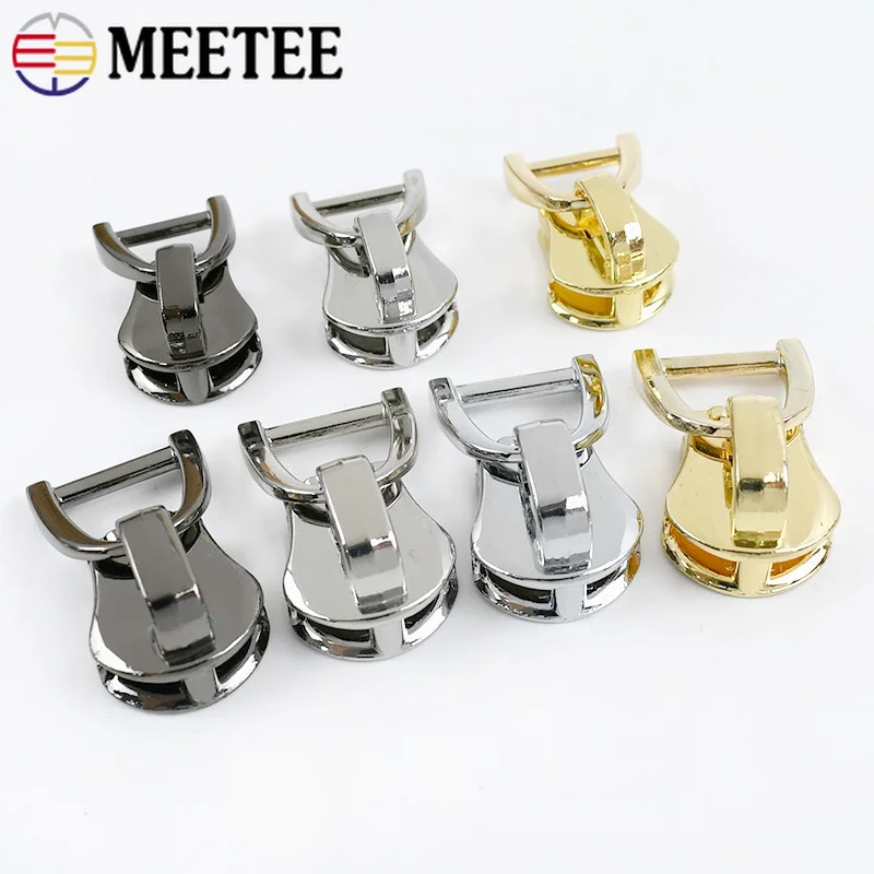 10Pcs Meetee 3# 5# 8# 10# Zipper Repair Kit D Ring Sliders for Metal Zips Bag Ziper Clothes DIY Zippers Pullers Head Accessories
10Pcs Meetee 3# 5# 8# 10# Zipper Repair Kit D Ring Sliders for Metal Zips Bag Ziper Clothes DIY Zippers Pullers Head Accessories