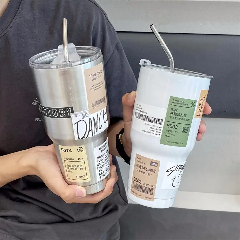 Portable Ice King 304 Food Grade Stainless Steel Coffee Cup Dual Use Cooling And Heating Car Cup Modern Simple Style Office Lady
Portable Ice King 304 Food Grade Stainless Steel Coffee Cup Dual Use Cooling And Heating Car Cup Modern Simple Style Office Lady