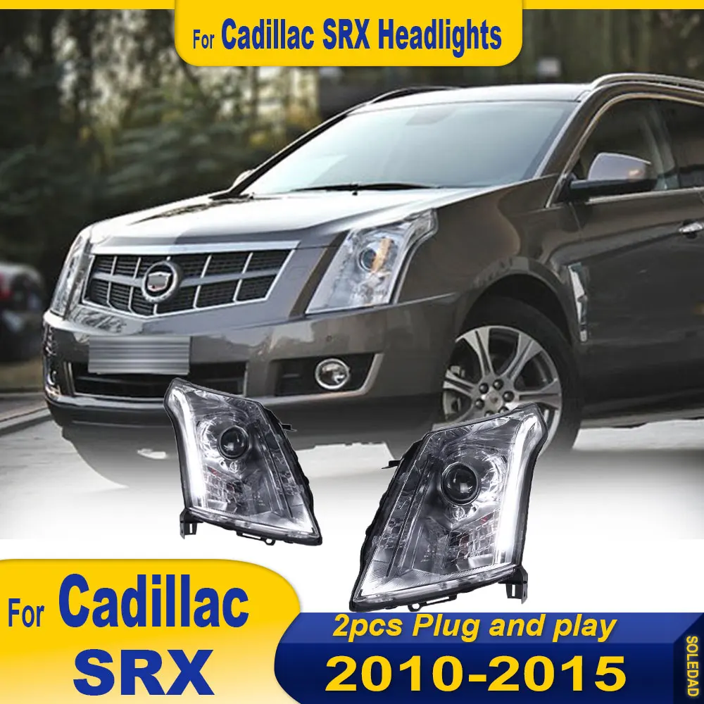 Фары для Cadillac SRX 2010 2011 2012 2013 2014, светодиодные ламповые проекторы, модификация, обновление фар, автомобильные аксессуары 
Фары для Cadillac SRX 2010 2011 2012 2013 2014, светодиодные ламповые проекторы, модификация, обновление фар, автомобильные аксессуары