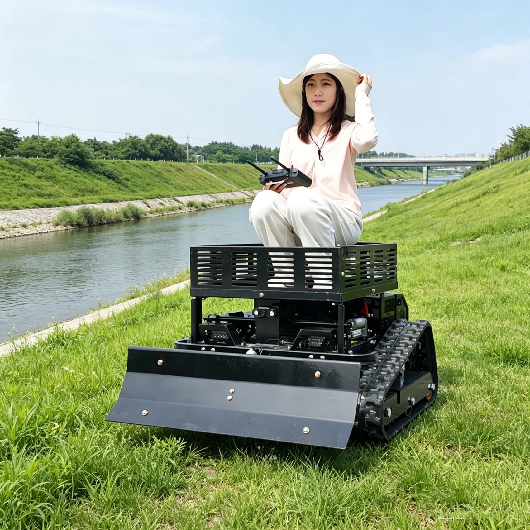 Customized 4-Stroke RC Lawn Mower Automatic Lawn Mower,Crawler Chassis Strong Climbing For Orchard Use
Customized 4-Stroke RC Lawn Mower Automatic Lawn Mower,Crawler Chassis Strong Climbing For Orchard Use