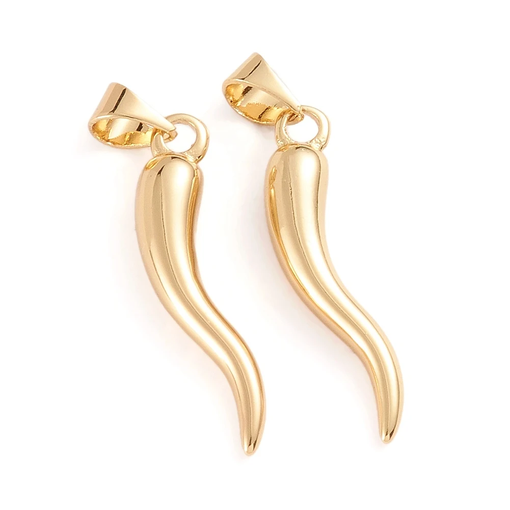 Pandahall 10pcs Horn of Plenty Brass Pendants With Snap on Bails Gold Color Plated Horn Charms For Necklace Jewelry Making Gift
Pandahall 10pcs Horn of Plenty Brass Pendants With Snap on Bails Gold Color Plated Horn Charms For Necklace Jewelry Making Gift