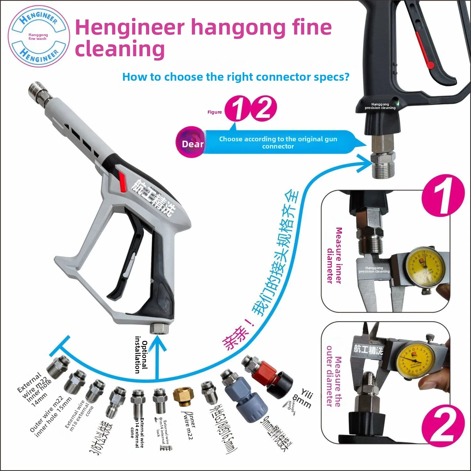 Головка водяного пистолета высокого давления, специальная головка водяного пистолета высокого давления для машины высокого давления в магазине автомойки
Головка водяного пистолета высокого давления, специальная головка водяного пистолета высокого давления для машины высокого давления в магазине автомойки