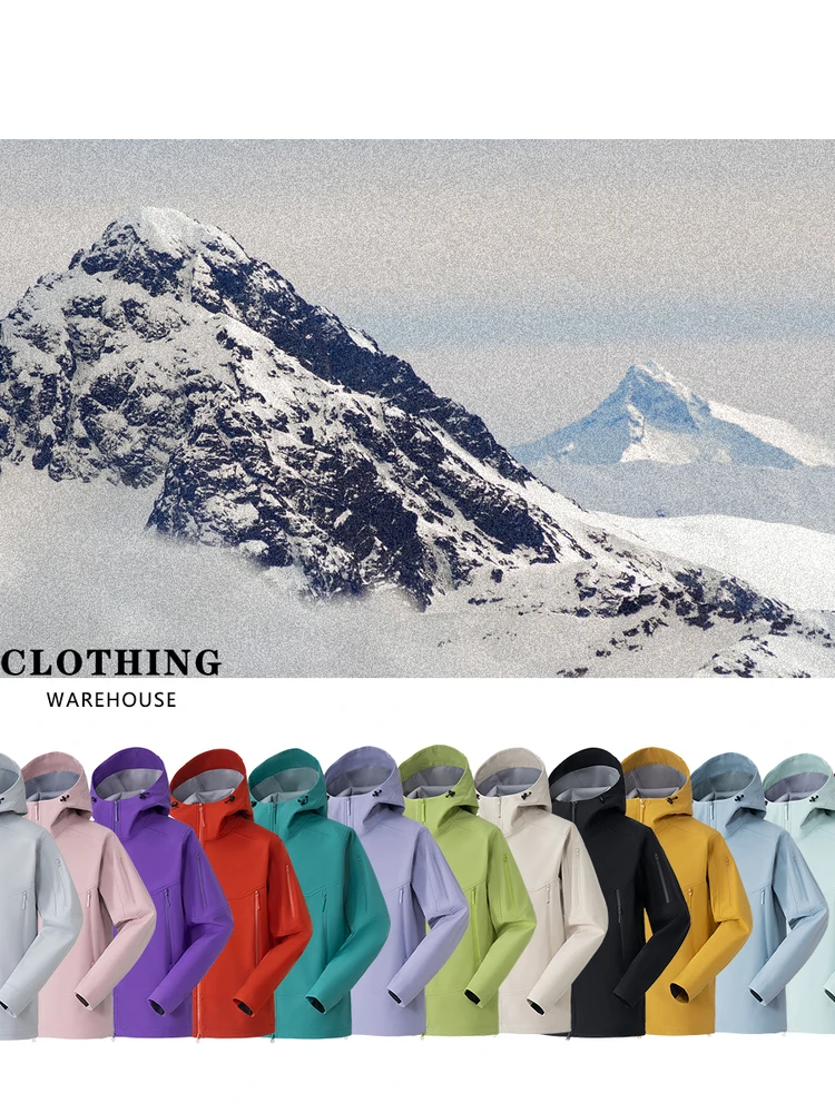 Hani Pofeng Series 3D Tailored Softell Jaet Men's Women's Outdoor Autumn Windproof Waterproof Faionable Hooded Coat
Hani Pofeng Series 3D Tailored Softell Jaet Men's Women's Outdoor Autumn Windproof Waterproof Faionable Hooded Coat