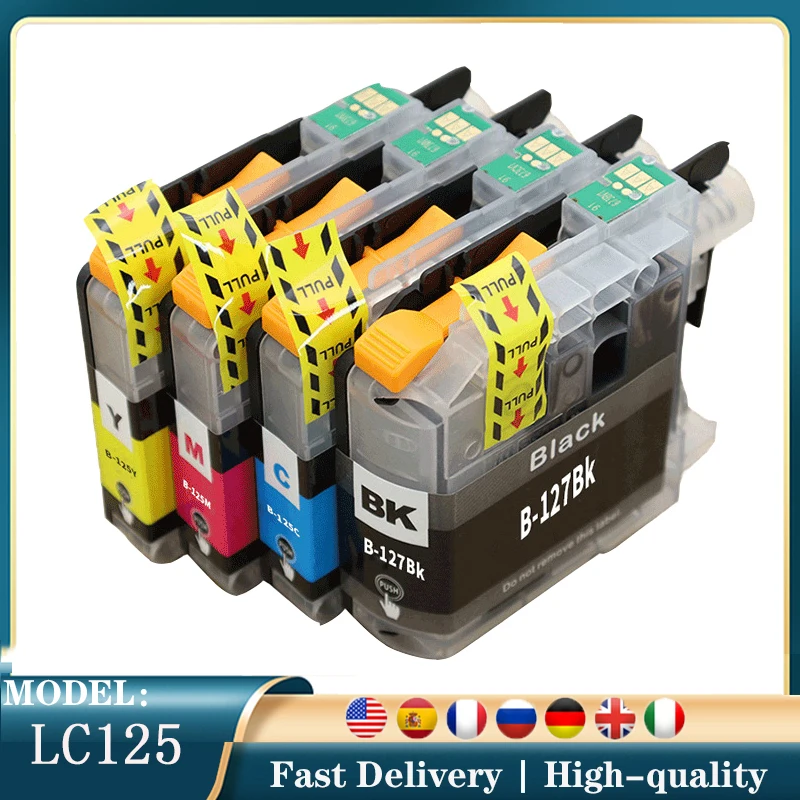 vilaxh LC127 LC125 Compatible Ink Cartridge Full Ink For LC127 LC125 For Brother MFC-J4410DW/J4510DW/J4610DW/J4710DW/DCP-J4110DW
vilaxh LC127 LC125 Compatible Ink Cartridge Full Ink For LC127 LC125 For Brother MFC-J4410DW/J4510DW/J4610DW/J4710DW/DCP-J4110DW