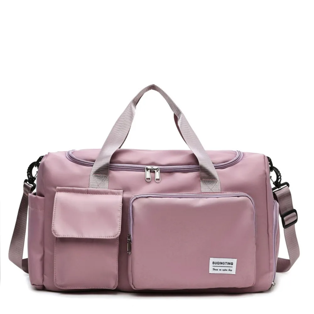 Oxford Travel Luggage Bag Sturdy Foldable Nylon Duffle Bag Multi-functional Solid Color Large Capacity Handbag Ladies
Oxford Travel Luggage Bag Sturdy Foldable Nylon Duffle Bag Multi-functional Solid Color Large Capacity Handbag Ladies