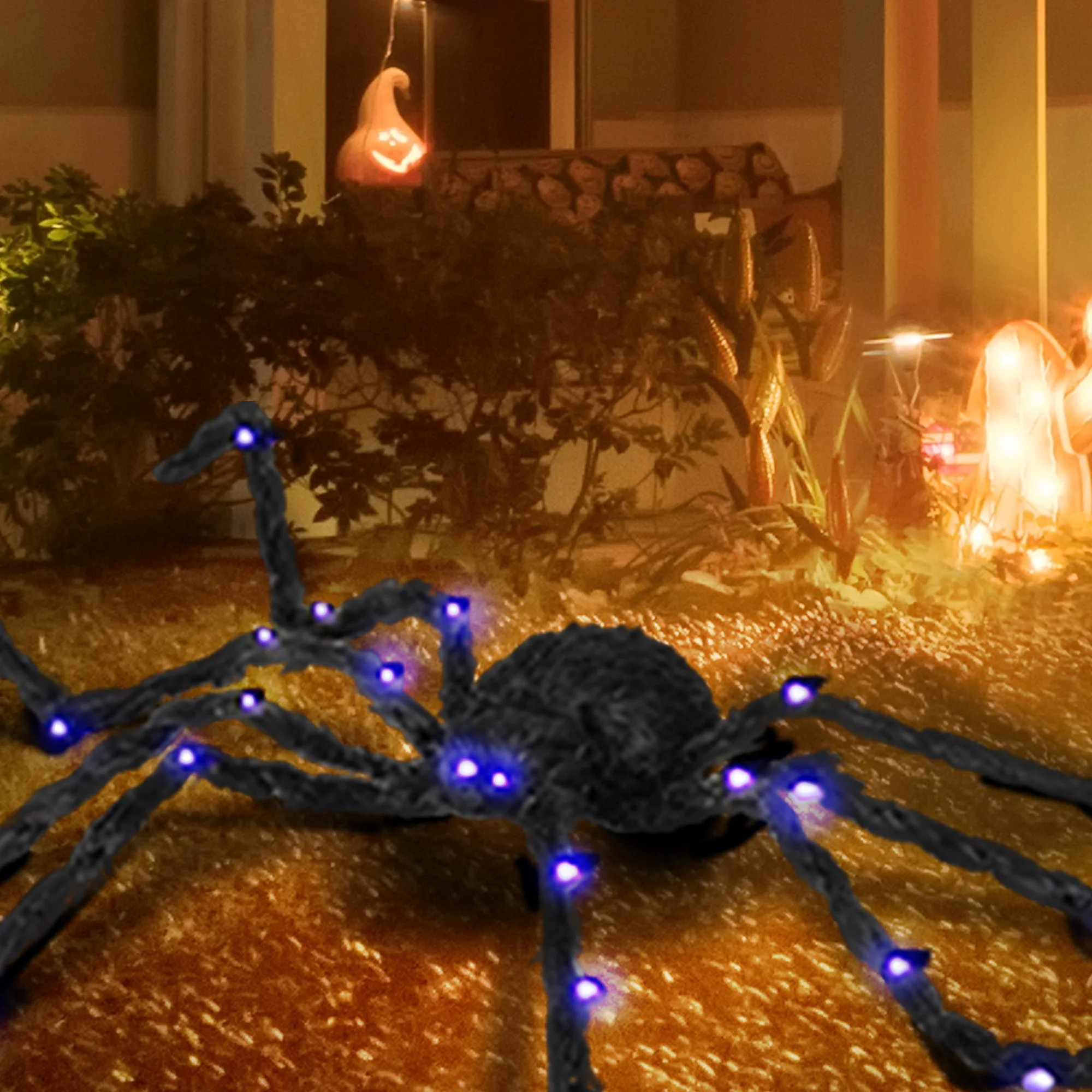 3.25" Outdoor Halloween Decoration, Light-up Oversized Spider Halloween Prop with Light Up Bendable Legs
3.25" Outdoor Halloween Decoration, Light-up Oversized Spider Halloween Prop with Light Up Bendable Legs
