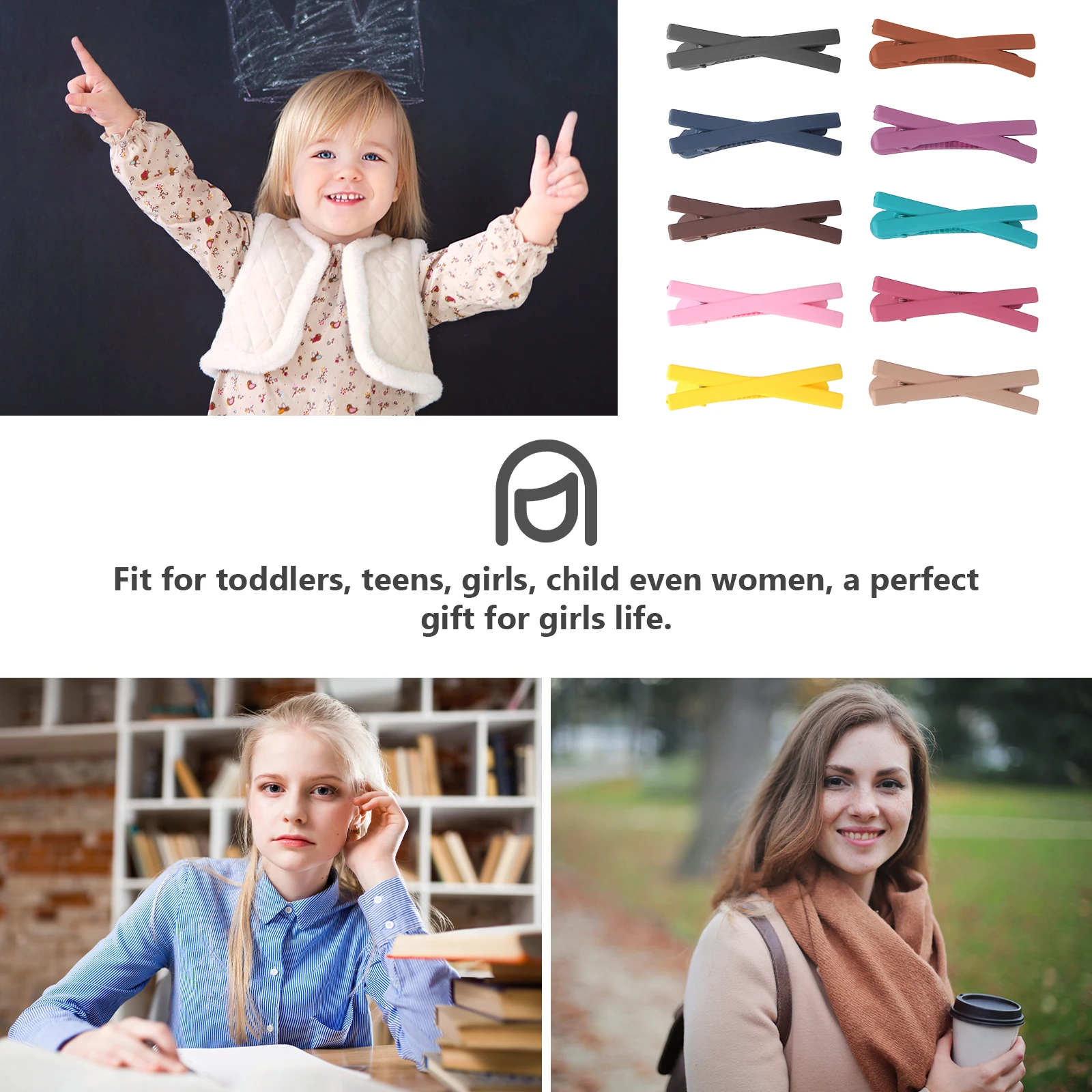 20Pcs Bright Colorful Hair Pins Cross Design Environmental Barrettes for School Christmas Birthday Gifts
20Pcs Bright Colorful Hair Pins Cross Design Environmental Barrettes for School Christmas Birthday Gifts