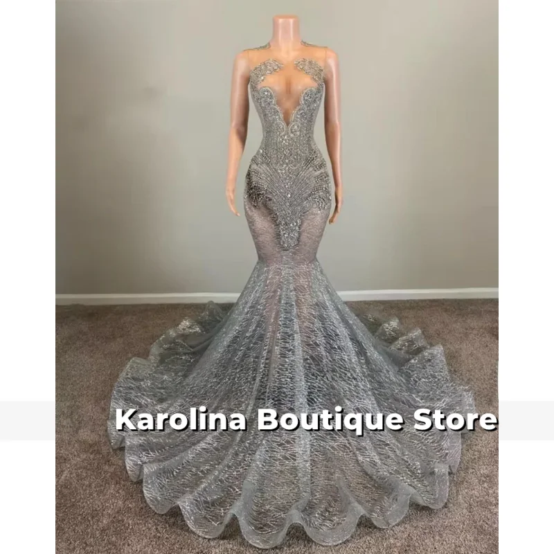 Customized Silver Prom Dresses 2025 For Back Girls Crystal Rhinestone Red Party Gowns Sequin Homecoming Dress Vestidos De Gala
Customized Silver Prom Dresses 2025 For Back Girls Crystal Rhinestone Red Party Gowns Sequin Homecoming Dress Vestidos De Gala