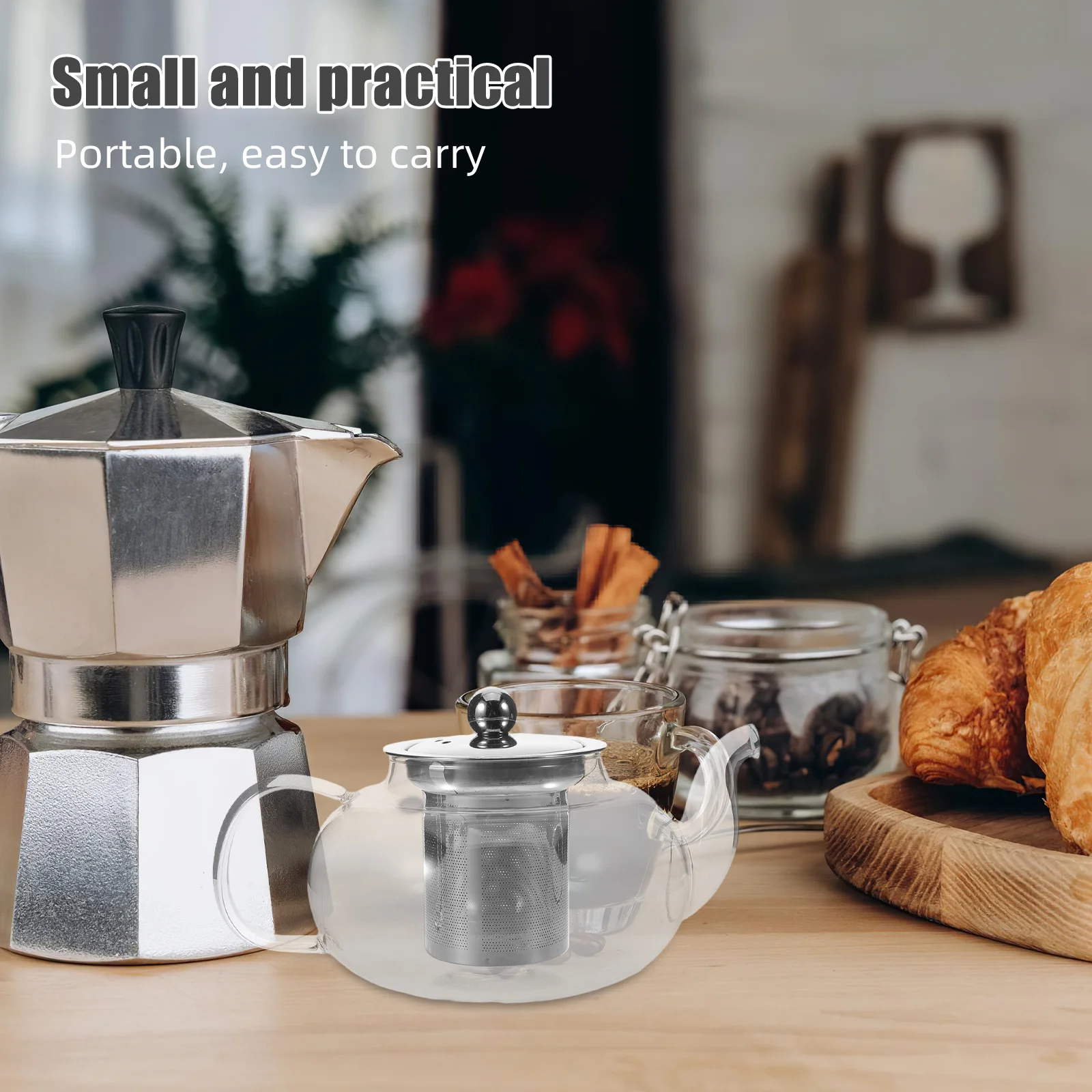 600Ml Glass Teapot for Loose Leaf Tea Clear Stovetop Kettle with Removable Infuser Heat Resistant Brewing Pot Infuser Teapot
600Ml Glass Teapot for Loose Leaf Tea Clear Stovetop Kettle with Removable Infuser Heat Resistant Brewing Pot Infuser Teapot
