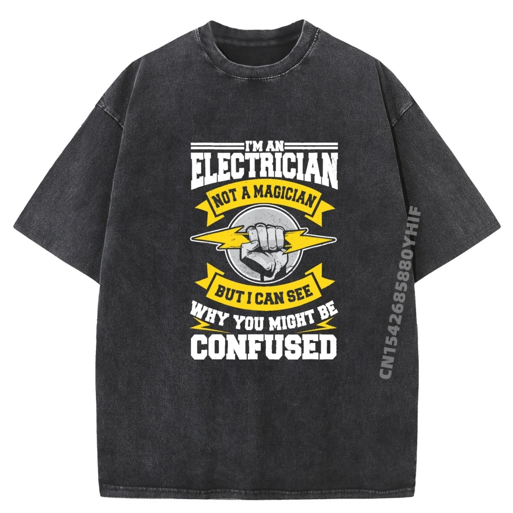 Loose Electrician Magician Electrical Repairman Electronics Men Tshirts Classic Washed Summer Tees Mens Printed Tops
Loose Electrician Magician Electrical Repairman Electronics Men Tshirts Classic Washed Summer Tees Mens Printed Tops