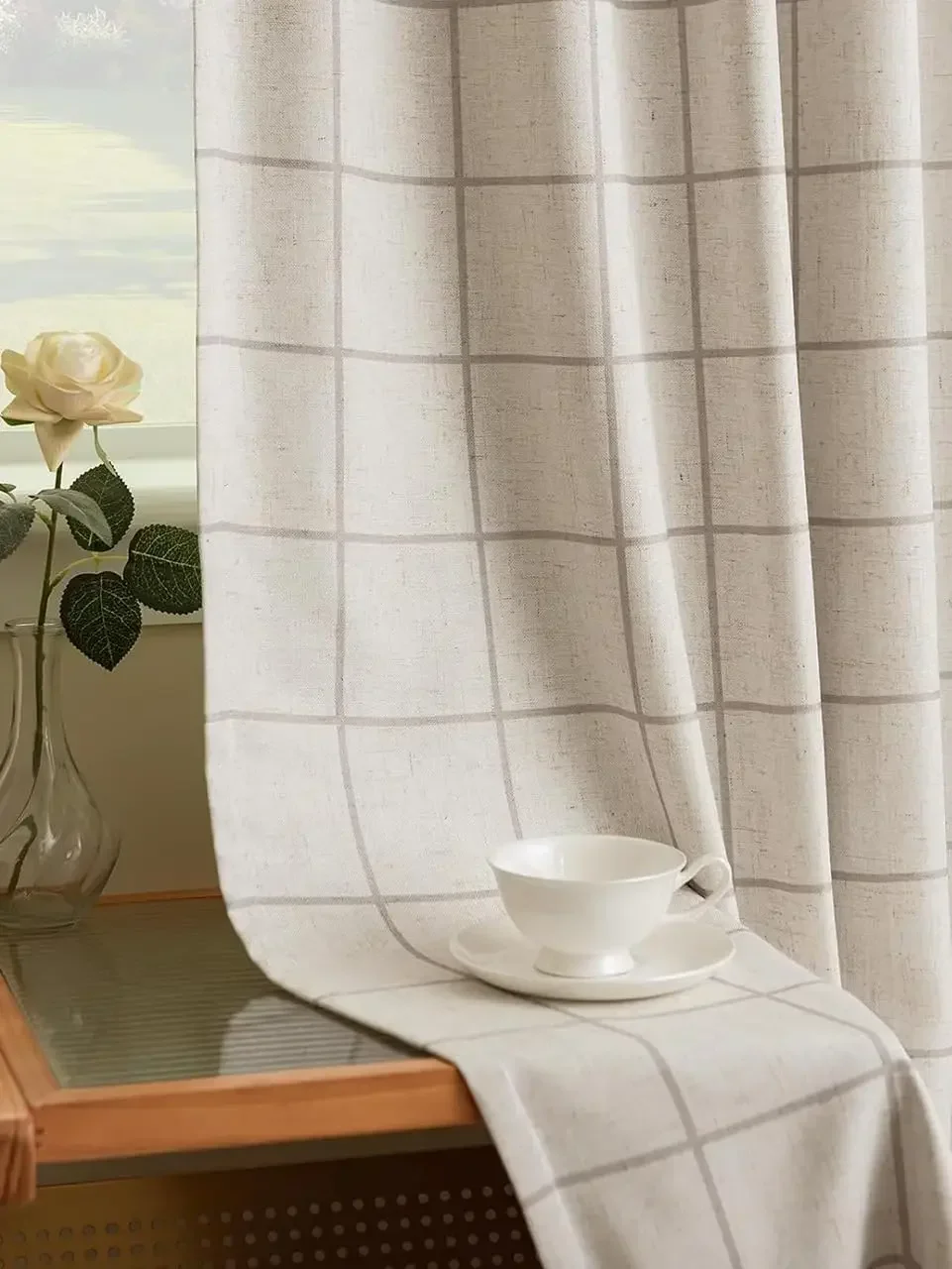 Pinch Pleated Plaid Curtains Blackout Linen Gingham Curtains for Living Room,Bedroom Checkered 84 Inches Long Double Layer 2 Pan
Pinch Pleated Plaid Curtains Blackout Linen Gingham Curtains for Living Room,Bedroom Checkered 84 Inches Long Double Layer 2 Pan