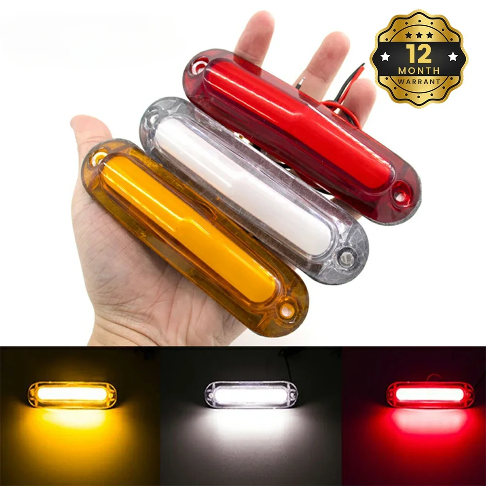 1pc/2pvs 12V 24V 6 LED Car Side Marker Light External Warning Clearance Signal Brake Lamp Trailer Truck Lorry Boat Accessories
1pc/2pvs 12V 24V 6 LED Car Side Marker Light External Warning Clearance Signal Brake Lamp Trailer Truck Lorry Boat Accessories