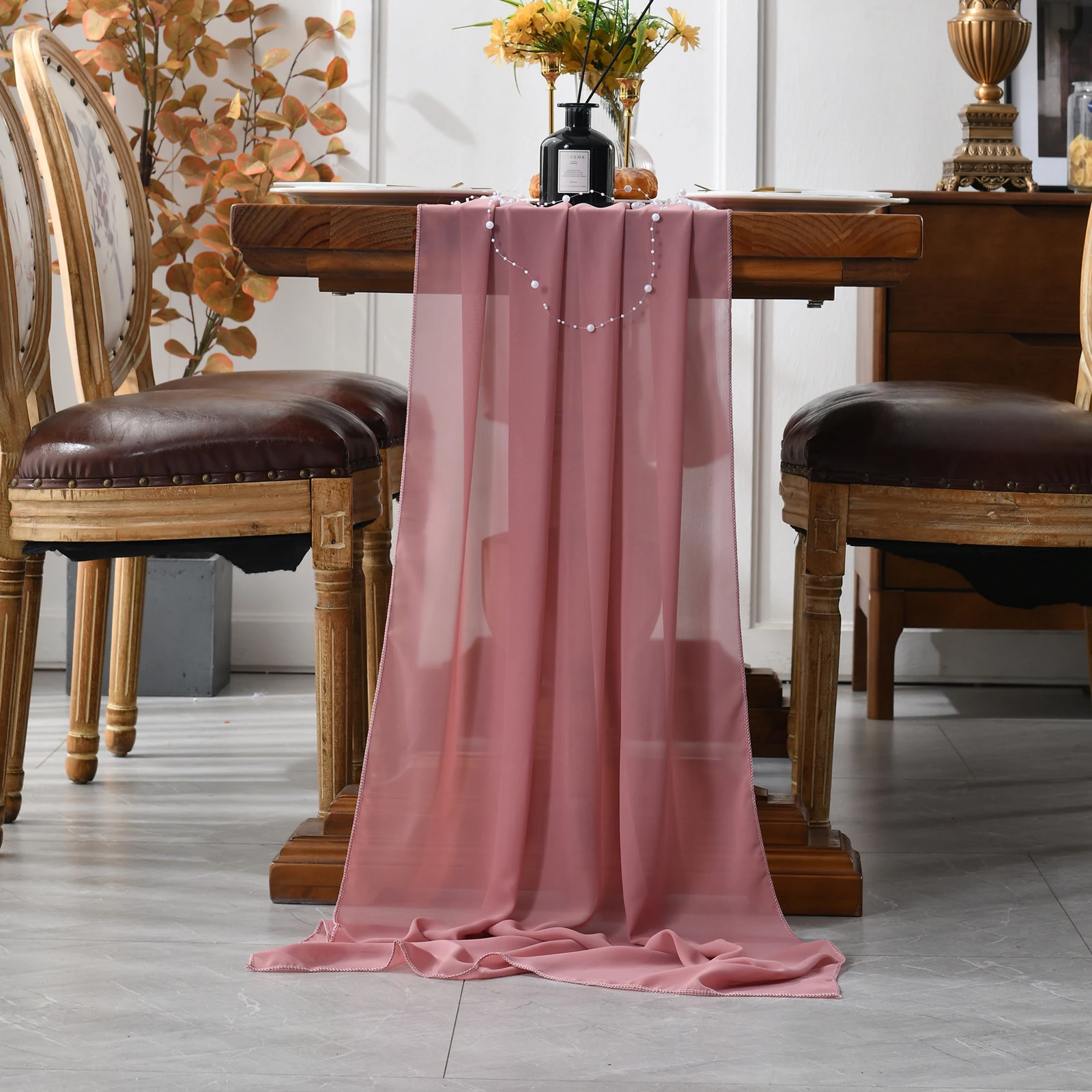 Chiffon Solid Colorful TableRunner Rustic Wedding Party Bridal Shower Birthday Home Decoration Party Reception Backdrop Supplier
Chiffon Solid Colorful TableRunner Rustic Wedding Party Bridal Shower Birthday Home Decoration Party Reception Backdrop Supplier