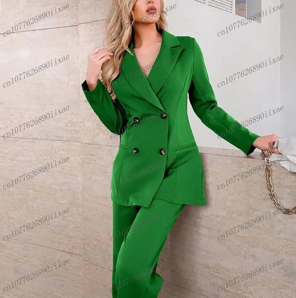 Fashion Green Women Suits Lady Business Office Tuxedos Mother Wedding Party Formal Ladies 2 Piece Set Jacket Pants
Fashion Green Women Suits Lady Business Office Tuxedos Mother Wedding Party Formal Ladies 2 Piece Set Jacket Pants