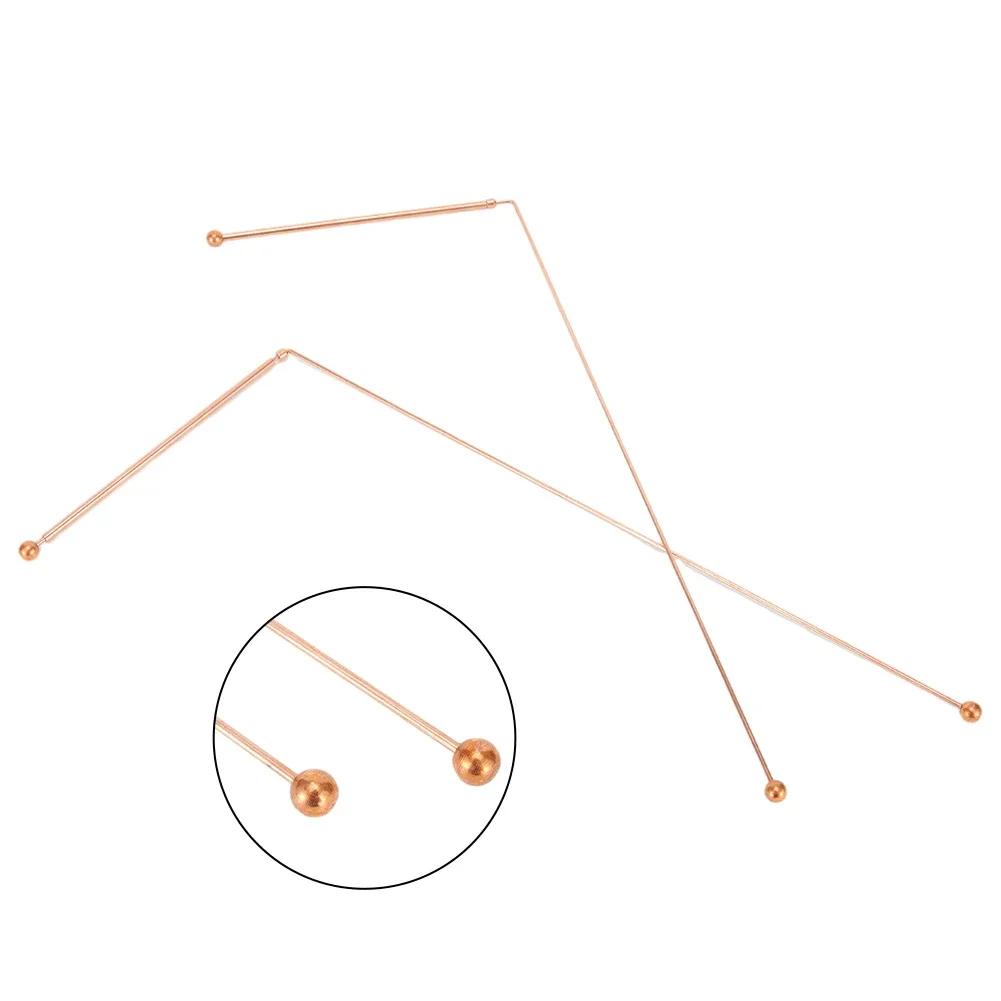 2pcs 99.9% Copper Dowsing Rods Metal Detector Rod For Water Treasure Finding Hunting Divination Tools Dowsing Rods
2pcs 99.9% Copper Dowsing Rods Metal Detector Rod For Water Treasure Finding Hunting Divination Tools Dowsing Rods