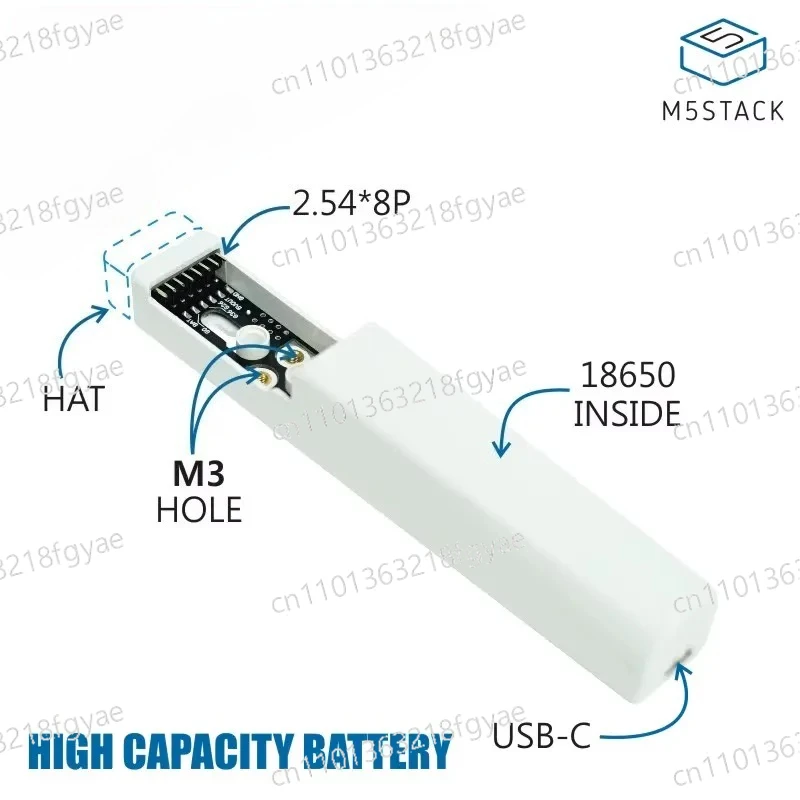 Официальная база M5Stack 18650C M5StickC для перезаряжаемых литиевых батарей также может расширять возможности подключения датчиков.
Официальная база M5Stack 18650C M5StickC для перезаряжаемых литиевых батарей также может расширять возможности подключения датчиков.