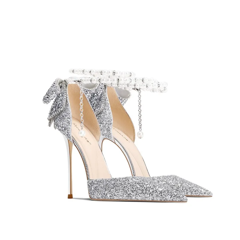 Silver Rhinestone Open Side Sandals Pointed Toe Stiletto Heels Women Dressy High Heels 2026 Spring Summer
Silver Rhinestone Open Side Sandals Pointed Toe Stiletto Heels Women Dressy High Heels 2026 Spring Summer