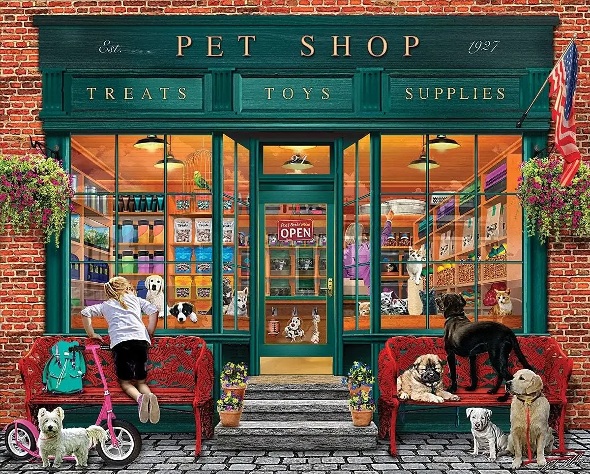 300/500/1000Pcs Pet Shop Jigsaw wooden Puzzle Vibrant Colors Detailed Design Perfect Gift for Beginners and Puzzle Collectors
300/500/1000Pcs Pet Shop Jigsaw wooden Puzzle Vibrant Colors Detailed Design Perfect Gift for Beginners and Puzzle Collectors