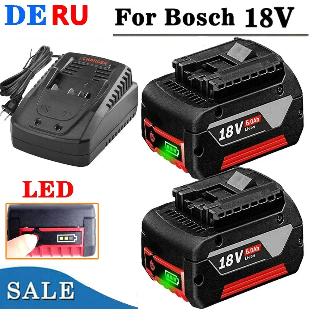 6.0Ah Battery Original for Bosch 18V Professional GBA GBH GSR GSB BAT618 BAT609 BAT620 Replacement Battery
6.0Ah Battery Original for Bosch 18V Professional GBA GBH GSR GSB BAT618 BAT609 BAT620 Replacement Battery