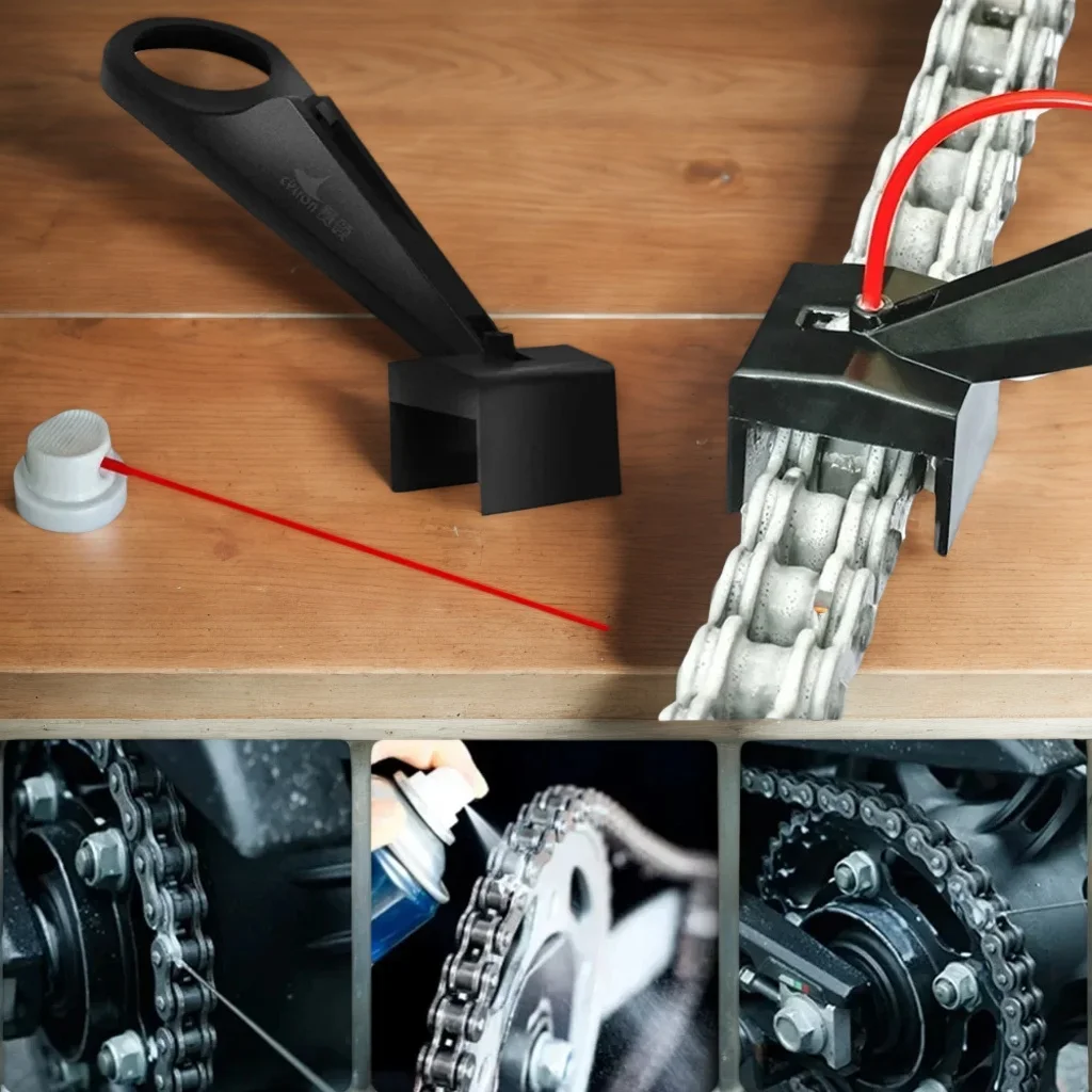 Аппликатор для смазки цепи мотоцикла без беспорядка — для обезжиривателя воска для смазки цепи
Аппликатор для смазки цепи мотоцикла без беспорядка — для обезжиривателя воска для смазки цепи